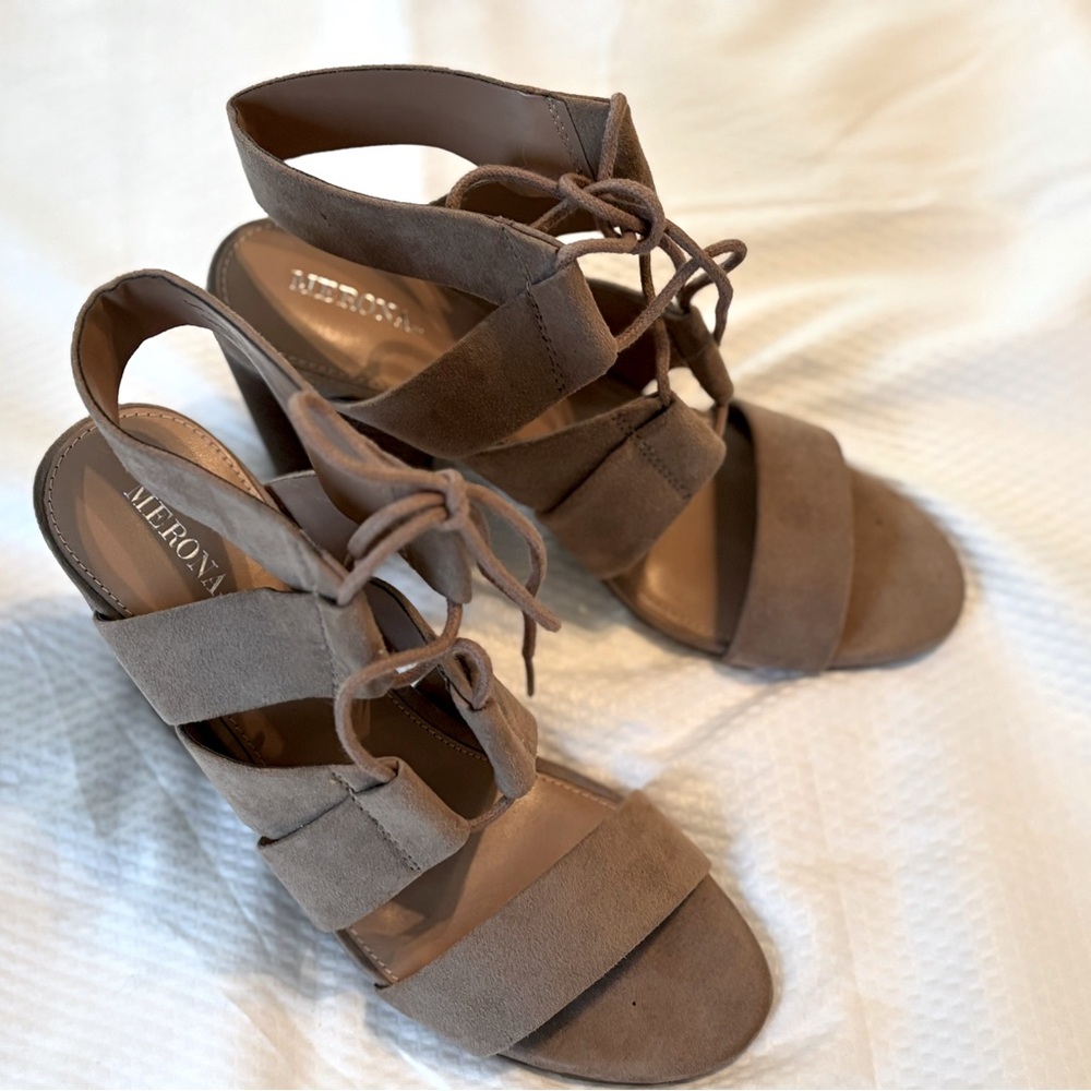 Merona Suede Lace-up sandals